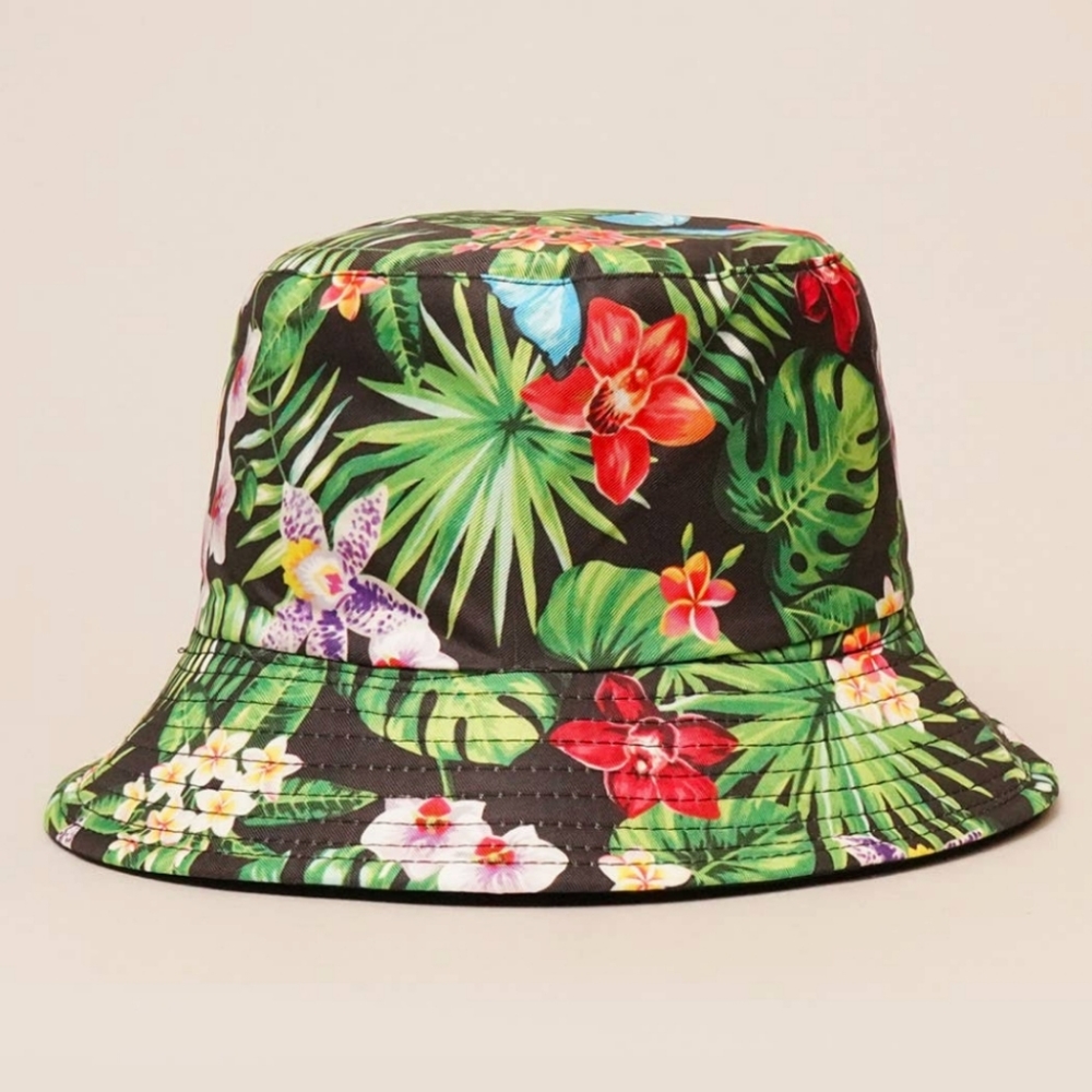 Printed Floral Bucket Hat